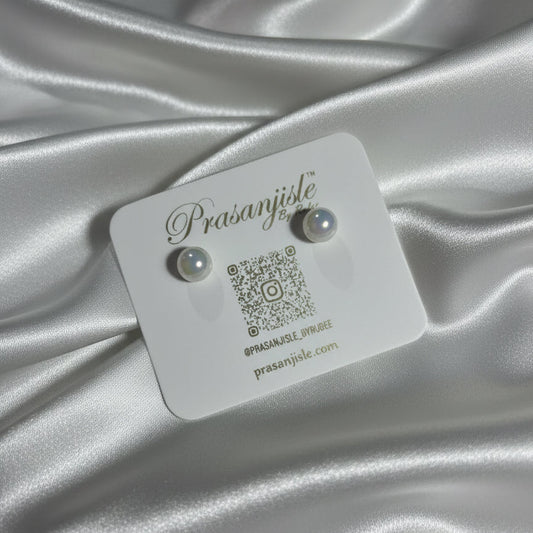 Elegant Double-Sided Pearl Studs - Perfect Gift