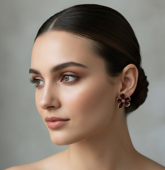Floral Stud Earrings