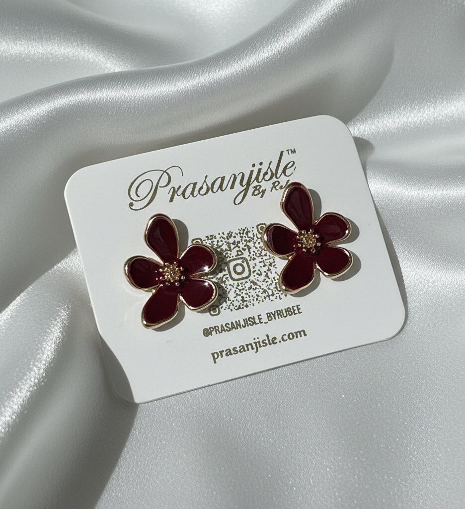 Floral Stud Earrings