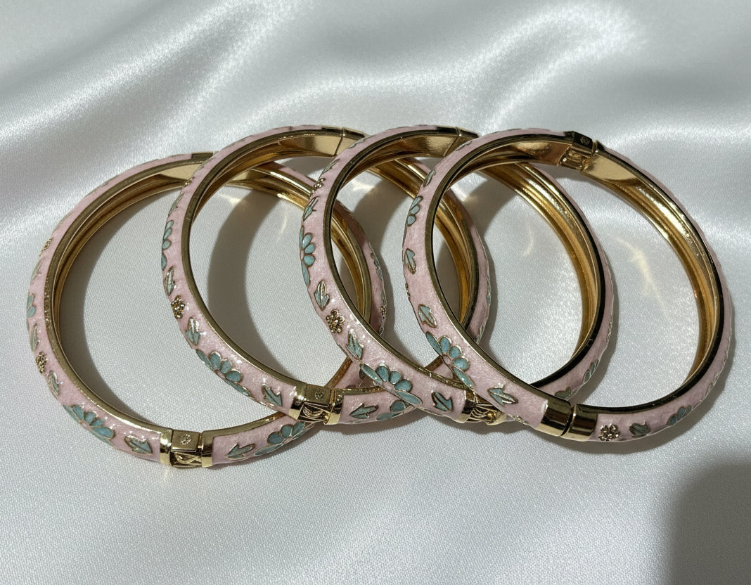 Elevate your everyday with the Signature Enamel Bangle (set of 2)