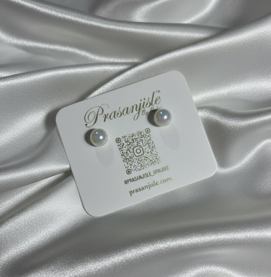 Elegant Double-Sided Pearl Studs - Perfect Gift