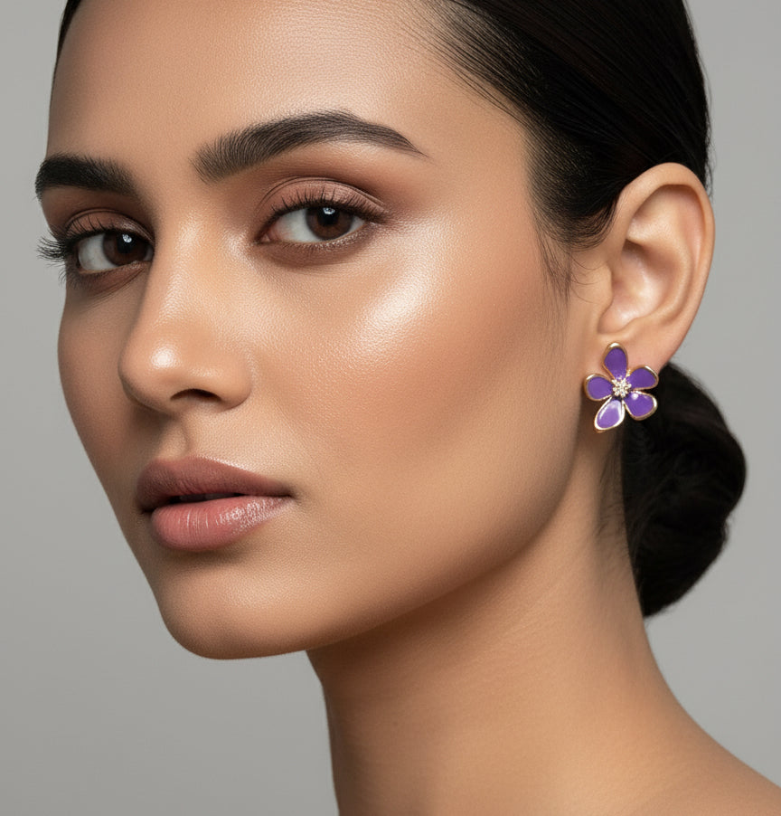 Floral Stud Earrings