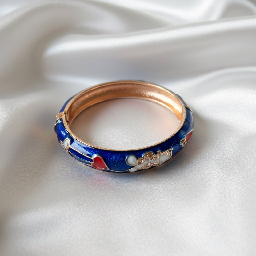 Whimsical Wonderland Enamel Kada Bangles (size-2.0)