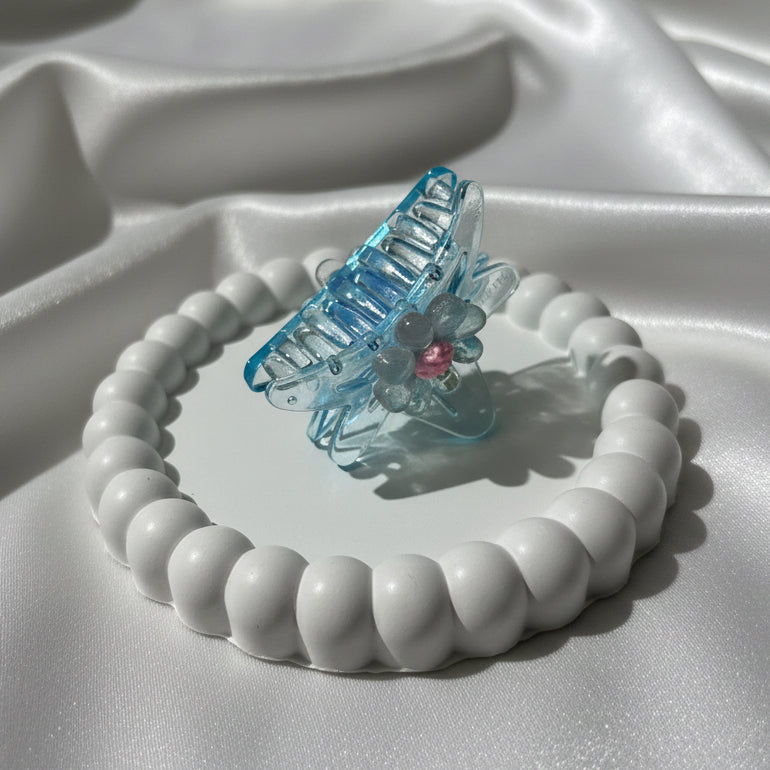Pastel Star Blossom Hair Claw | Y2K Aesthetic Mini Clip
