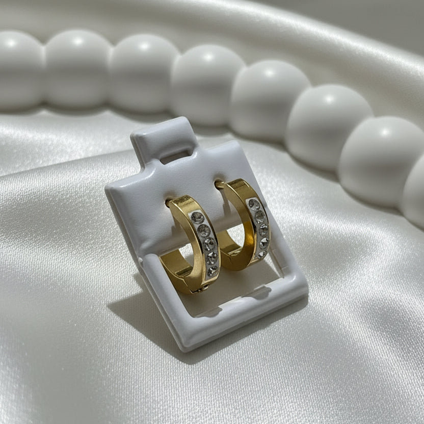 Luxe Eternity Crystal Huggies