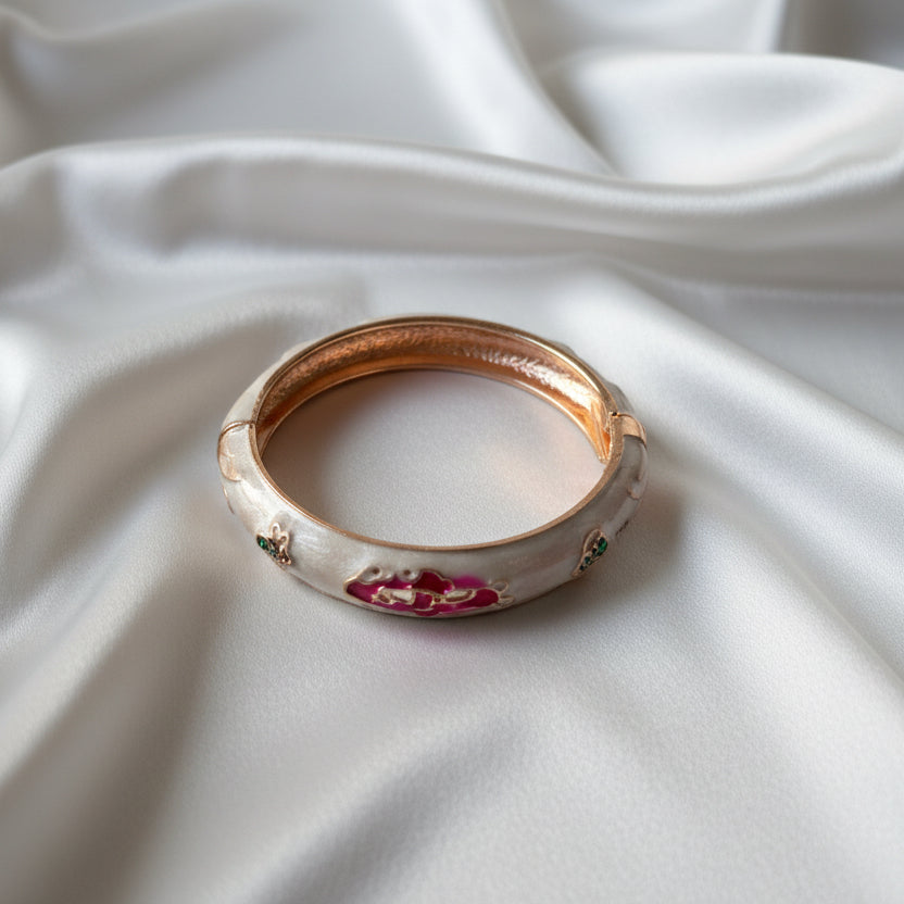 Whimsical Wonderland Enamel Kada Bangles (size-2.0)