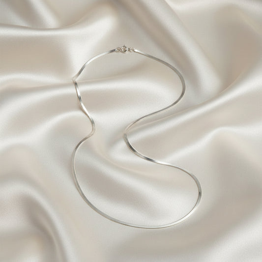 Men’s Sleek Sterling Silver Snake Chain